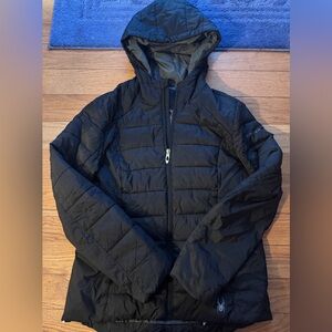 Women’s Spyder Black Jacket with Logo